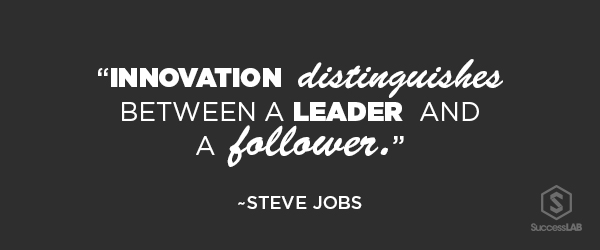 Inspirational leadership quote by steve jobs